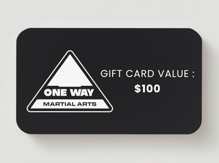 One Way Martial Arts Gift Card