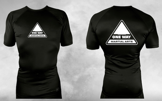 One Way Martial Arts Short Sleeve Rash Guard