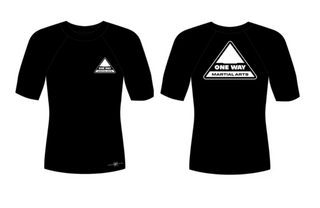 One Way Martial Arts Short Sleeve Rash Guard